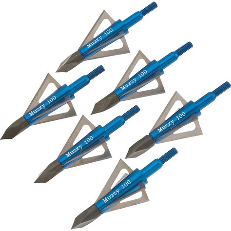 Muzzy 4-Blade Broadheads 6-Pack | Academy