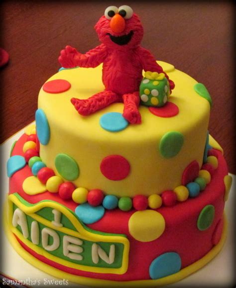 Elmo 1St Birthday Cake - CakeCentral.com