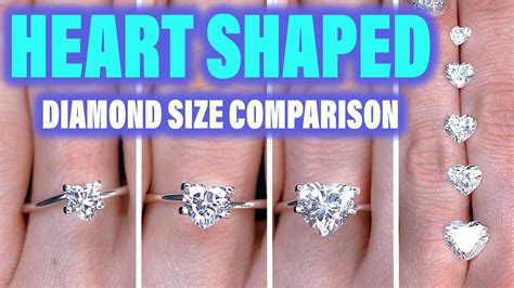 Pin on Diamond Size Comparison on Hand & Finger