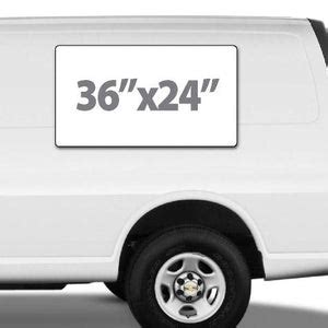 Custom Magnetic Signs for Vans |Cargo Delivery Van Magnets