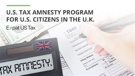 US tax amnesty program for Citizens in U.K. | Expat US Tax