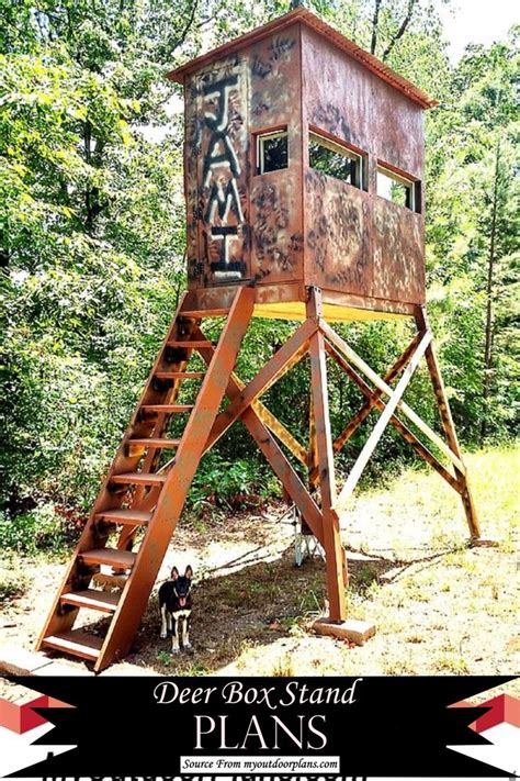 12 Free DIY Deer Stand Plans Perfect for Hunting Season | Deer stand ...