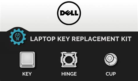 Dell XPS 15 9560 Replacement Laptop Keyboard Keys