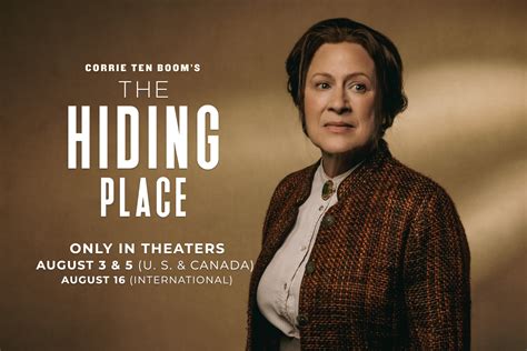 ‘THE HIDING PLACE’ COMING TO CANADIAN THEATRES ON AUGUST 3 & 5 — faithfilms