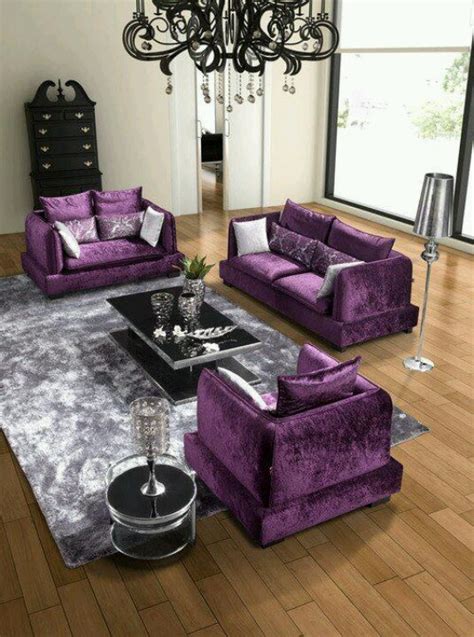 63 best Purple Living Room Ideas images on Pinterest | Living room ...