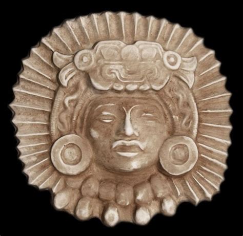 Inca King plaque sculpture