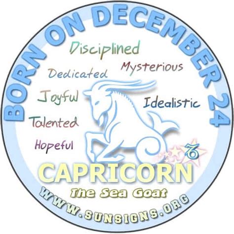 December 24 Zodiac Horoscope Birthday Personality - SunSigns.Org