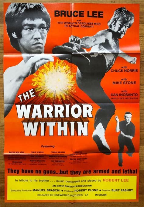 Bruce Lee The Warrior Within Kung Fu Poster 1976 1 Sheet 27x41 Vintage in 2020 | Bruce lee ...