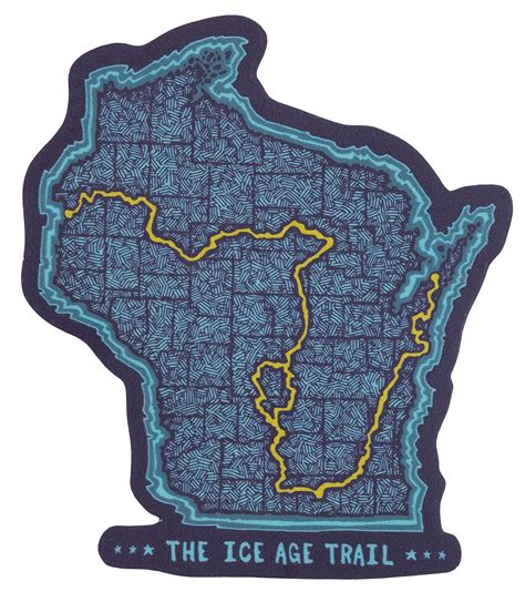 Ice Age Trail - Trail Map Magnet – Seek Dry Goods