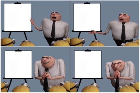 Gru Presentation Meme Template, This is a reminder we also have a discord server where you.