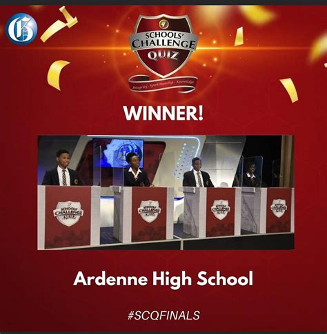 Ardenne High School Wins SCQ Trophy