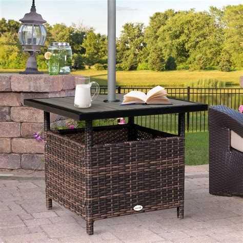 Alec Plastic/Resin Side Table in 2020 | Outdoor accent table, Contemporary patio furniture ...