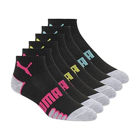 PUMA Women's 6 Pack Quarter Crew Socks — Deals from SaveaLoonie!