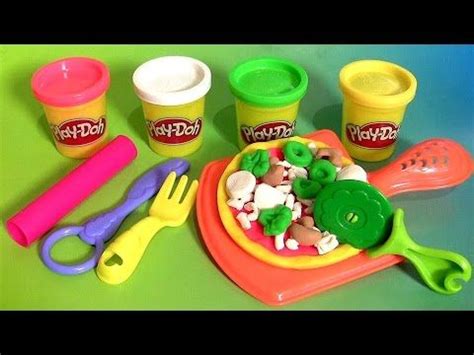 Play Doh Pizza Party - Play Dough Fiesta de Las Pizzas NEW 2015 Pizzeria Playset пицца πίτσα ...