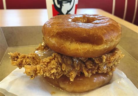 KFC's new doughnut-chicken sandwich is fluffy, crispy and absurd | Pittsburgh Post-Gazette