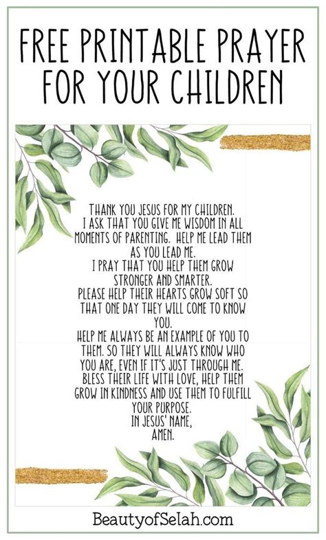 Free Printable Mommy Prayer - Mommin' From Scratch | Printable prayers ...