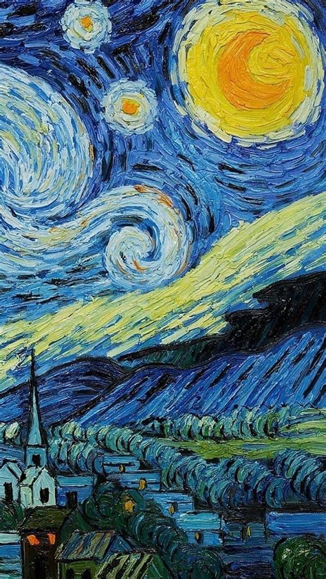 Starry night van gogh HD phone wallpaper | Pxfuel