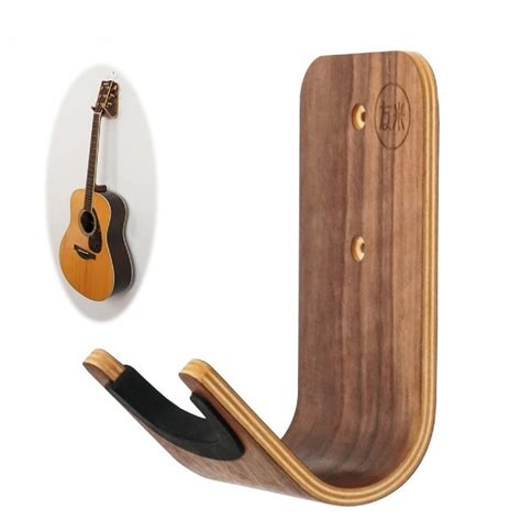 Guitar Wall Mount Hanger Holder Bracket Hook Ukulele Wood Stand Violin Display Stand Skateboard ...