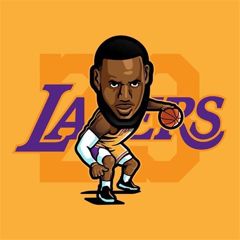 Lebron James Cartoon Drawing | Free download on ClipArtMag