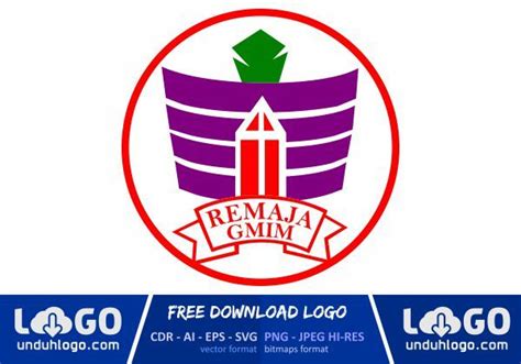 Logo Remaja GMIM Vector | Desain, Remaja, Desain grafis