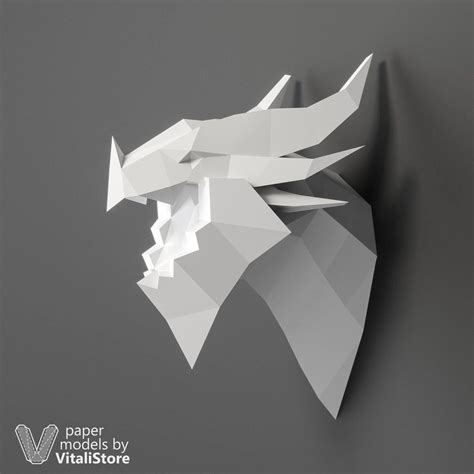 How To Make A Paper Dragon Head - Origami