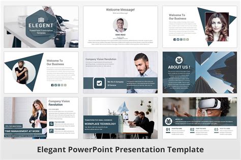 Elegant PowerPoint Template | Powerpoint templates, Powerpoint, Great ...