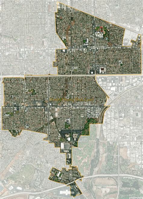 Map of Rosemead city - Thong Thai Real