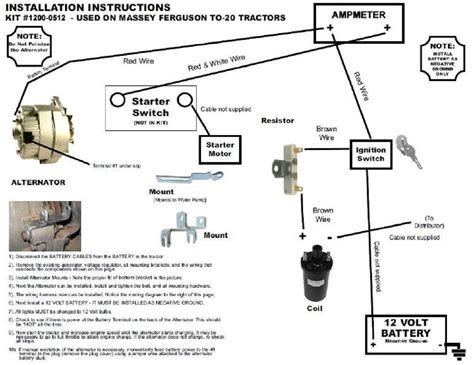 1949 Harry Ferguson Tractor Wiring Diagram