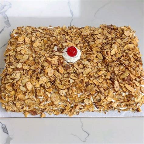 Almond Torte- 1/4 Sheet - Oakmont Bakery