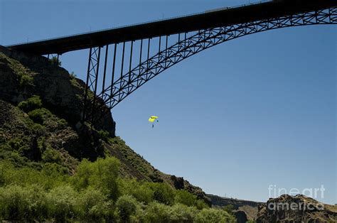 Base Jumper, Perrine Bridge Id Photograph by William H. Mullins | Fine Art America