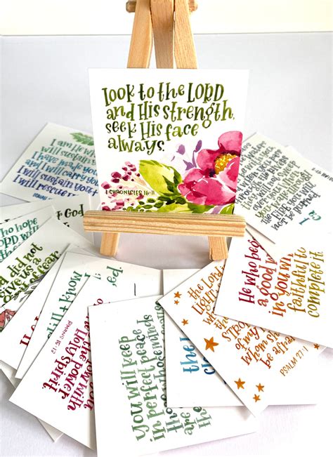 Scripture Cards The Legacy Collection Printable | Etsy