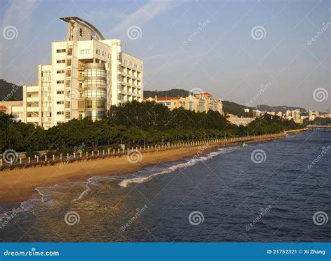 Xiamen,China,Beach Stock Image - Image: 21752321