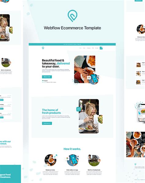 Chomp Website Page Template for Webflow