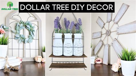 Dollar Tree DIY Farmhouse Decor 2020 *NEW* - YouTube