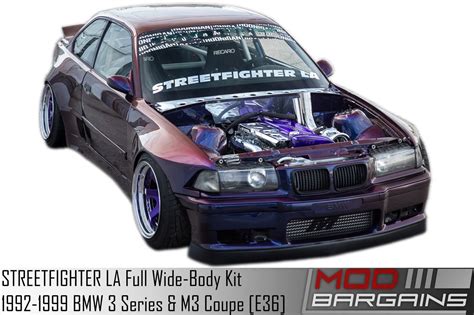 STREETFIGHTER LA Wide Body Kit for 1992-1999 BMW 3 Series & M3 Coupe [E36]