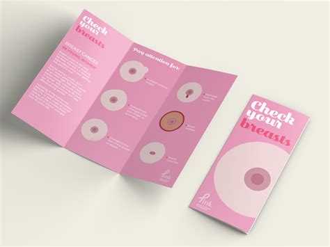 Breast Cancer brochure by Miriam Volk on Dribbble