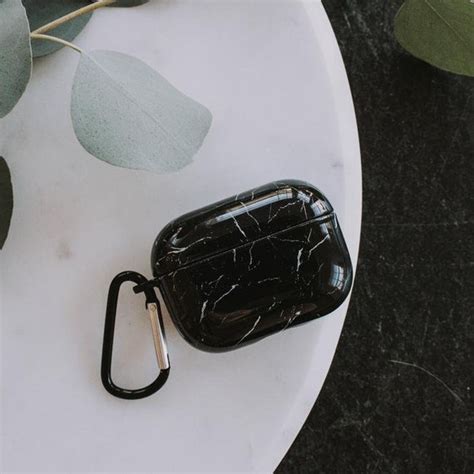 Black Marble Airpod Pro Case Slim Protective Hard Shell - Etsy