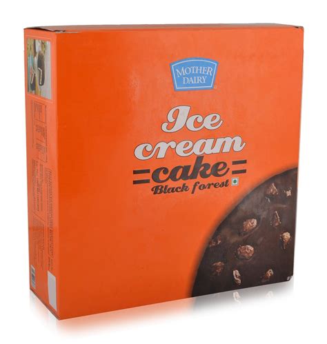 Mother Dairy Ice Cream Cake Black Forest, 1L : Amazon.in: Grocery ...