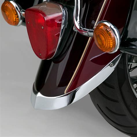 Modern Fashion YAMAHA XV1600 WILDSTAR WILD STAR REAR CHROME FENDER BUMPER TRIM RAIL COVER on all ...