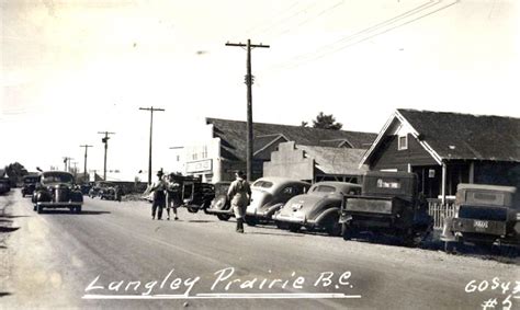 Historical photos photographs of Langley British Columbia