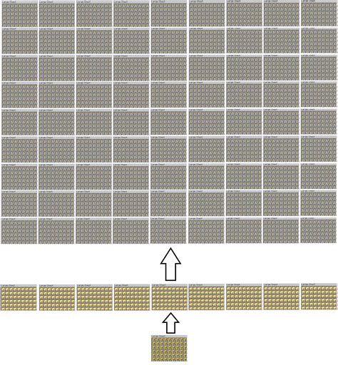 this is what a large chest full of gold blocks looks like when you ...