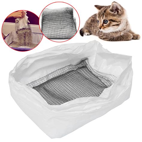 10pcs cat disposabletoilet litter tray box liners pet poop bags 7x26cm Sale - Banggood.com