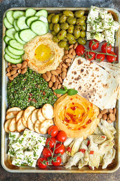 The Perfect Easy Mezze Platter - Damn Delicious