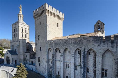 Avignon:Palace of the Popes Stock Image - Image of building, europe: 142893725