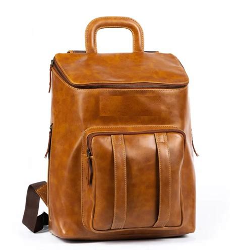 Mens Zipper Leather Backpack, Feature : Attractive Designs, Easy To Carry, Pattern : Plain at ...