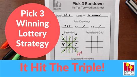 Lottery Strategy Wins With Pick 3 Triple! Illinois Lottery Won With 888 ...