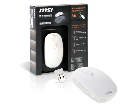 Specification Wireless Gesture Touch Mouse | MSI Global - The Leading ...