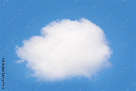 Blue sky with single cloud for background and other Stock Photo | Adobe ...