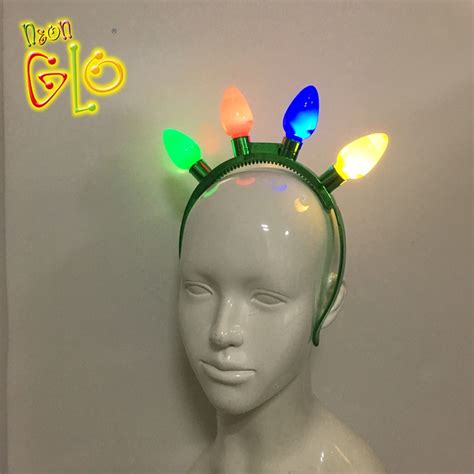 Wholesale Christmas Party LED Light Up Bulbs Headband Manufacturer and ...