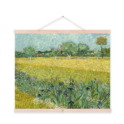 Vincent Van Gogh Yellow Modern Abstract Field Poster Prints Original Flowers Landscape Canvas ...